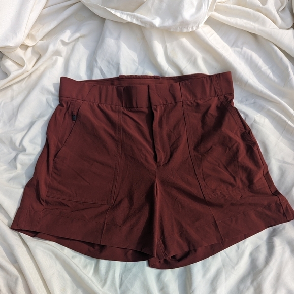 Athleta 4T 5 Pocket Shorts Rust - Picture 1 of 7
